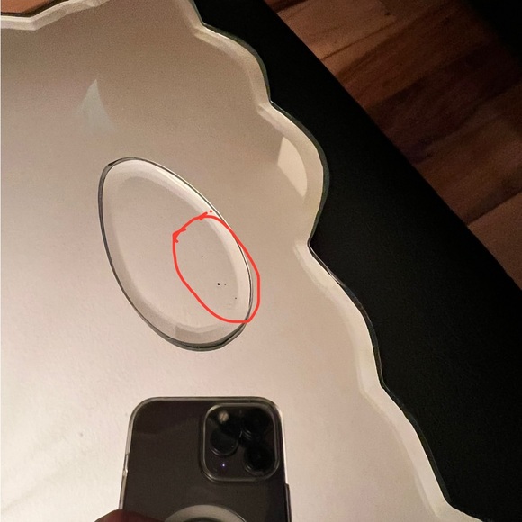 Pottery Barn Kids. Large "mama/papa" lamb mirror. Excellent condition. - Picture 4 of 9